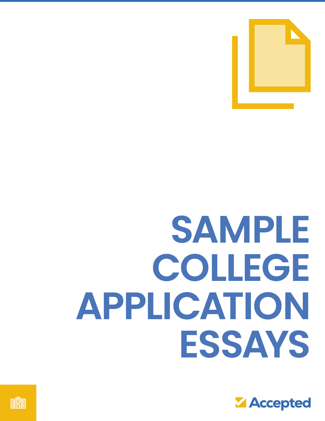 Sample College Application Essays